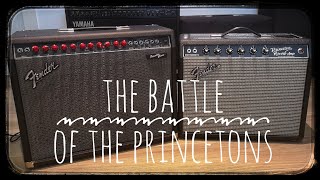Video thumbnail for The Battle of Clean Amps: Fender Princeton Chorus VS Fender '64 Pricenton Reverb Custom Handwired by TheSpaceGuitar