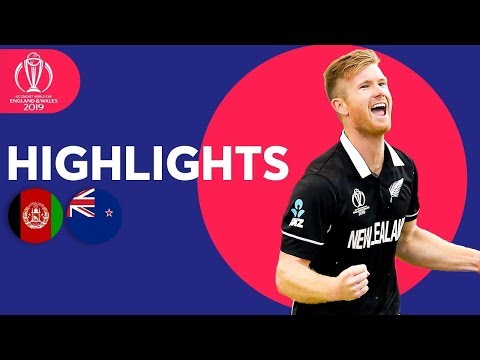 Neesham Takes 5-31 | Afghanistan vs New Zealand - Match Highlights | ICC Cricket World Cup 2019