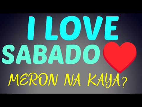 I LOVE SABADO! MERON NA KAYA MAMAYA?