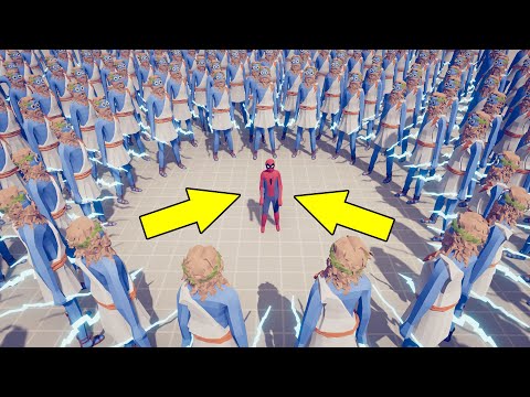 SPIDERMAN vs 50x RANGED TABS SECRET UNITS | TABS Unit Creator | Totally Accurate Battle Simulator