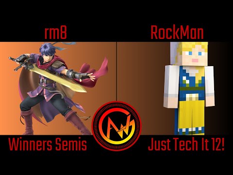 AWG Just Tech It 11 Winners Semis - rm8 (Ike) Vs RockMan (Steve) Smash Ultimate - SSBU