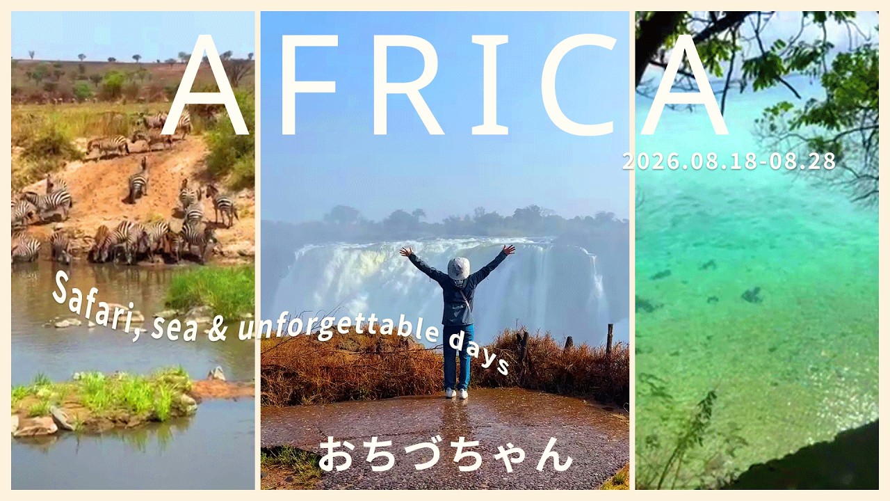 アフリカVlog トルコ・タンザニア・ジンバブエ