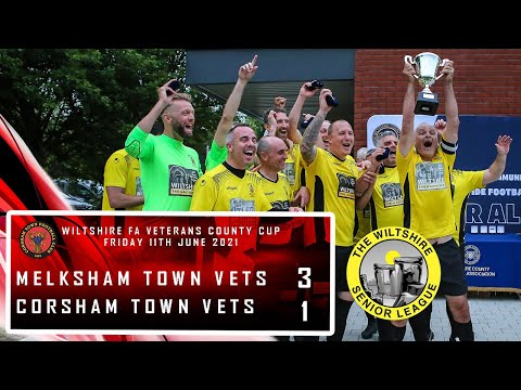 Melksham Town Veterans 3 V 1 Corsham Town Veterans - Cup Final Match Highlights