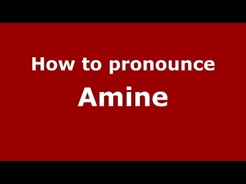 How to pronounce Amine (Arabic/Morocco) - PronounceNames.com