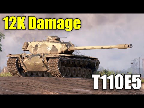 T110E5 - USA Monster:12K Damage feat. Leopard 1: @notphrizby  World of Tanks Console