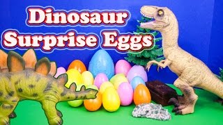 SURPRISE EGGS Dinosaur Surprise Eggs Candy and Toys a Surprise Egg Toys Video