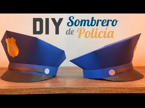 How to Make a Police Hat with Paper - Quick and Easy Tutorial - Momuscraft