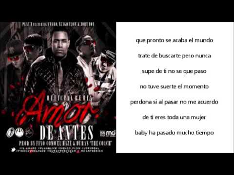 Amor De Antes Remix (Con Letra) - Plan B Ft Amaro Ft Ñengo Flow y Jory