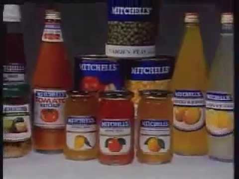 Old PTV Ad - Mitchell's jams jellies marmalade's