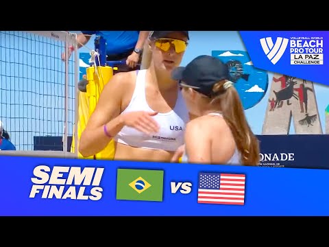 Tainá/Victoria vs. Nuss/Kloth - Semi-Finals Highlights La Paz 2023 #BeachProTour