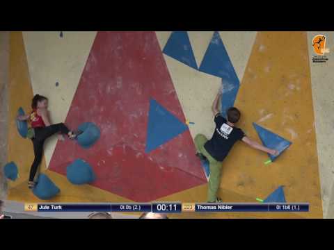 Deutscher Jugendcup Bouldern (Jugend B) 2016 Finale - Zweibrücken, Camp 4 vom 29.5.2016