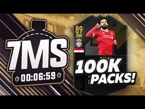 OTW SALAH 7 MINUTE SQUAD BUILDER WITH TOM +100K PACKS!! - FIFA 18 ULTIMATE TEAM