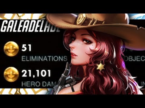 51 ELIMS - GALE MCCREE MAIN! [ OVERWATCH SEASON 19 TOP 500 ]