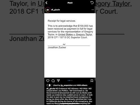 Df Gizzle Says He Was Wrongfully convicted says he's putting over quarter mill on lawyer