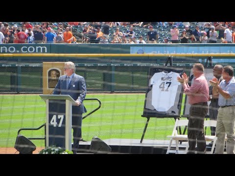 Highlights of Jack Morris Number Retirement Ceremony from Comerica Park
