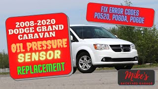 2008-2020 Dodge Grand Caravan - Oil Pressure Sensor Replacement