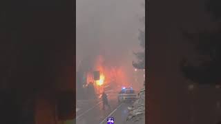 Explozie în Italia: Un camion ce transporta butelii de oxigen a luat foc