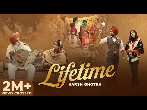 Lifetime (Official Video) Harsh Ghotra | Vicky Dhaliwal | Master Mind | New Punjabi Song 2026