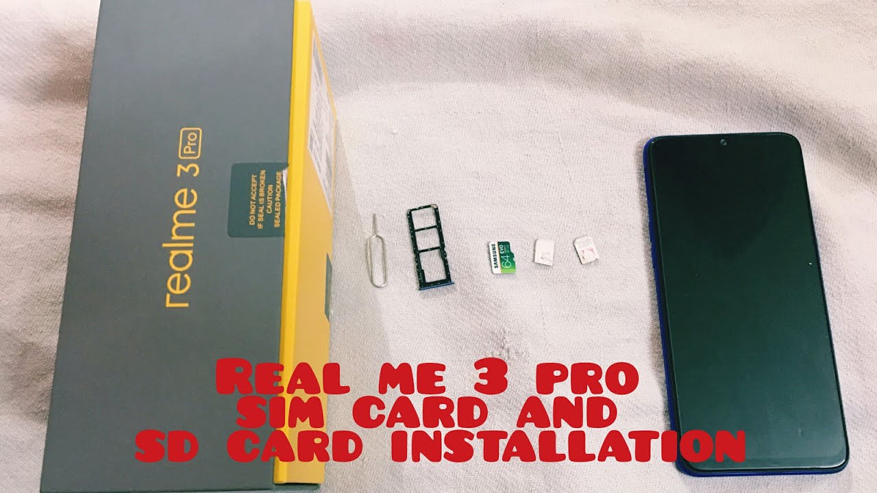 Watch video Realme 3 Pro ; How to Insert 2 sim and sd card in Real me 3 pro Now Realme 3 Pro ; How to Insert 2 sim and sd card in Real me 3 pro