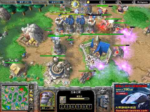 【不详征兆 挂机流】魔兽争霸大帝解说 Yumiko vs Zhouxixi SV