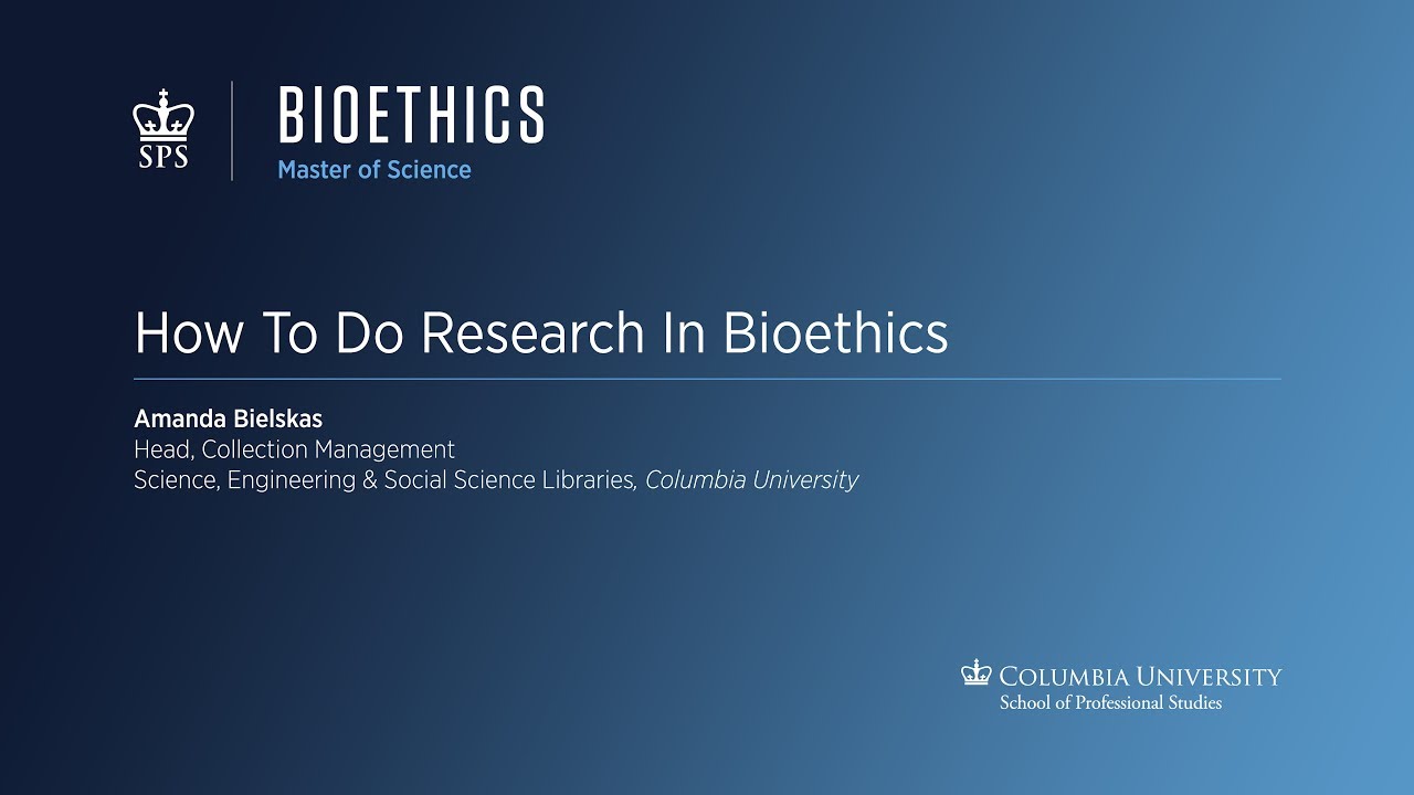 How to Do Research in Bioethics