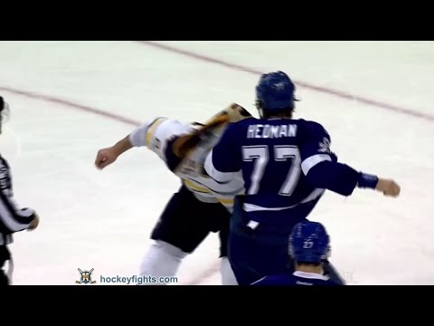 Marcus Foligno vs Victor Hedman Jan 12, 2017