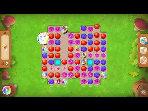 Gardenscapes level 20 No Boosters - 12 Moves 🌱 Gameplay Walkthrough (Android, iOS) Playrix