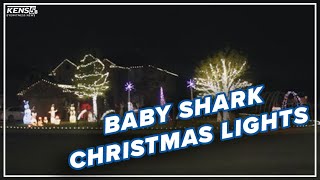 Hinojosa Family Baby Shark Christmas Lights