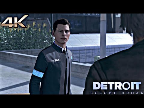Detroit Become Human (PS5) : Connor Chase Scene - 4K HDR
