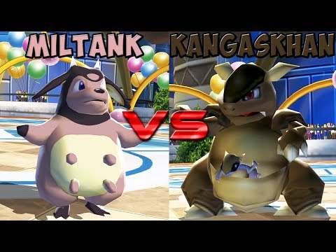 Pokemon battle revolution - Miltank vs Kangaskhan