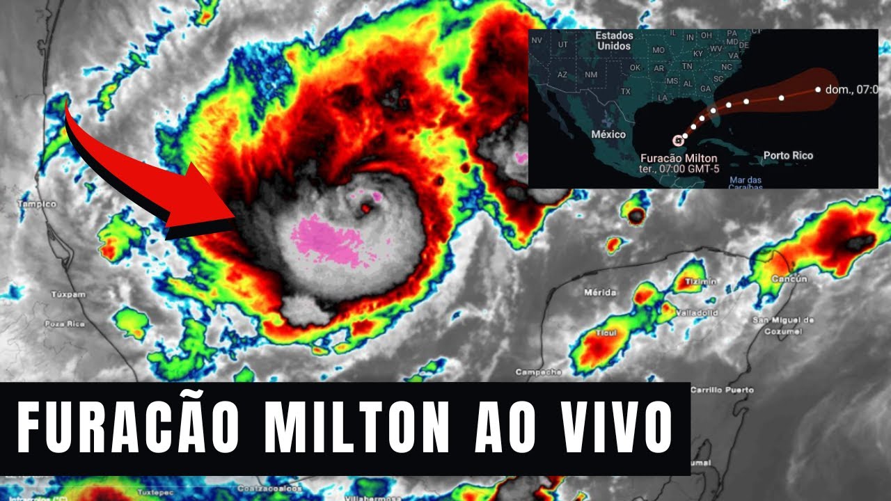 FURACÃO MILTON AO VIVO - Hurricane Milton Live