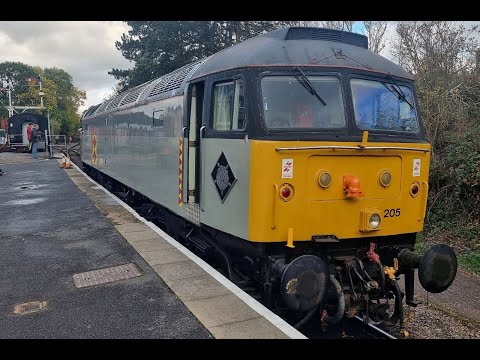 47205 Cab Ride   'Double Diesel Day', Northampton & Lamport Railway, 23rd October 2022