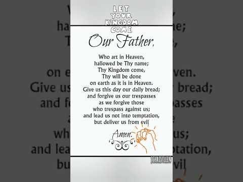 Our Father in heaven, hallowed be Your name” (Matt. 6:9)