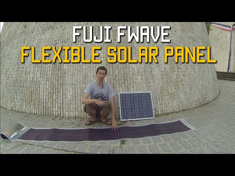 富士エフウェーブ フレキシブルソーラーパネル (Fuji Fwave Flexible Solar Panel)