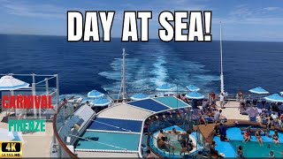 Day 2 Sea Day on Carnival Firenze | Food, Views & Ship Life