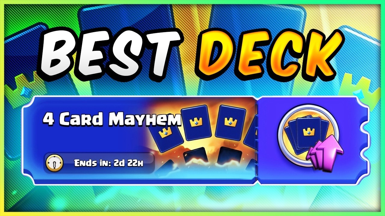 I made the BEST 4 CARD MAYHEM DECK!