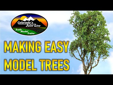 How to Make Easy Super Realistic Trees for Model Train Layouts, Wargamming, & Dioramas