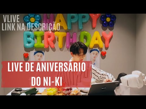 [PT-BR] ENHYPEN Ni-ki Birthday VLive (211209) Birthday-mura Ni-ki's Recipe🎂