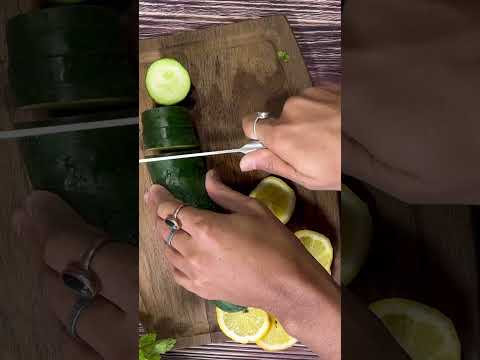Detox Water Series: Part 1, Cucumber Lemon Water #detox #detoxification #lemonade #healthy