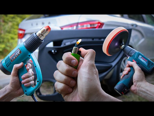 Как Убрать Царапины С Пластика В Салоне Автомобиля