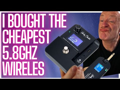 CHEAPEST GUITAR WIRELESS 5.8Ghz 5G and WOW! Harley Benton AirBorne Pro 5.8Ghz Instrument