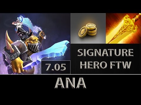 ana [Alchemist] Fast Farm ► Signature Hero FTW ► Dota 2 7.05