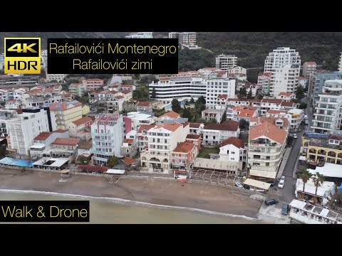 RAFAILOVIĆI [Walk&Fly in 4K] Montenegro Crna Gora March 2023 - Rafailovići zimi