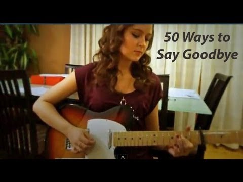 50 Ways to Say Goodbye - Train - cover by Danielle Lowe