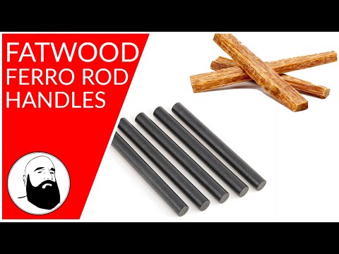 Making a Fatwood Handle for my Ferro Rod