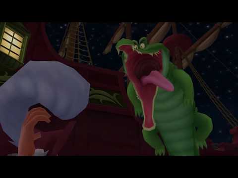 Kingdom Hearts Final Mix Scene #135- Battle VS  Captain Hook