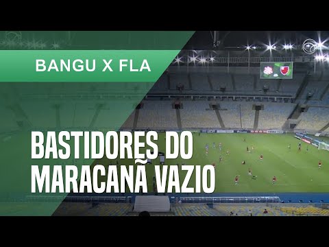 BANGU 0 X 3 FLAMENGO: VEJA IMAGENS DO MARACANÃ NO RETORNO DO FUTEBOL