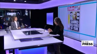 Sweating it out: France's education minister, Boris Johnson and Prince Andrew • FRANCE 24 English