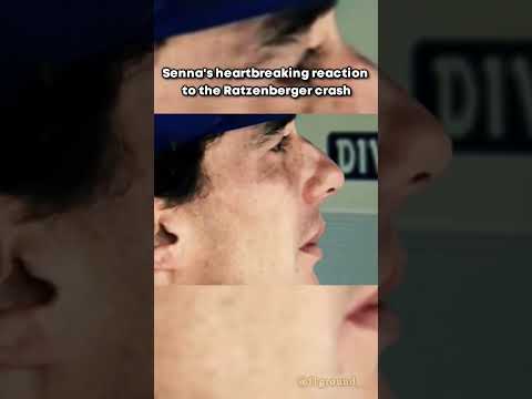La reazione di Senna all'incidente di Ratzenberger 😢 #f1 #senna #formula1 #formulaone #motorsport