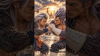 Goku SSJ6 vs Vegeta SSJ6 | Dragon Ball Live-action AI